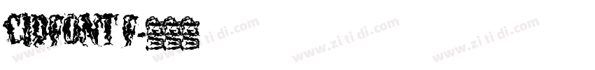 CIDFont F字体转换